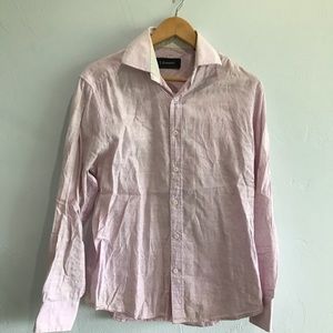 J. Campbell Pink Long Sleeve Button Up Dress Shirt